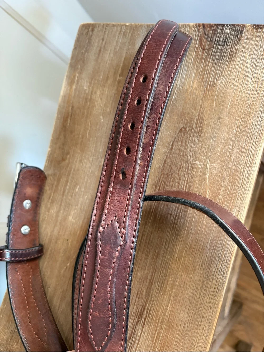 HANKS “THE RANGER” 1.5” Leather Belt / Ms-Sz 40